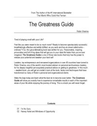 cover of the book The Greatness Guide