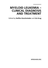 cover of the book Myeloid Leukemia – Clinical Diagnosis and Treatment