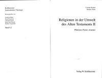 cover of the book Religionen in der Umwelt des Alten Testaments 2: Phönizier, Punier, Aramäer