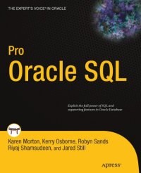 cover of the book Pro Oracle SQL 