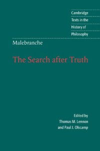 cover of the book Malebranche: The Search after Truth: With Elucidations of The Search after Truth