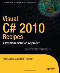 cover of the book Visual C# 2010 Recipes: A Problem-Solution Approach