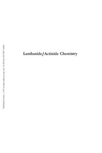 cover of the book Lanthanide-Actinide Chemistry