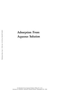 cover of the book Adsorption From Aqueous Solution