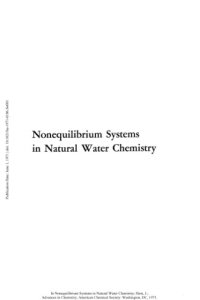 cover of the book Nonequilibrium Systems in Natural Water Chemistry