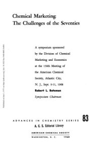 cover of the book Chemical Markerin the Challenges of the Seventies