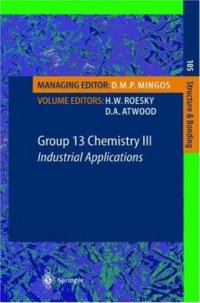 cover of the book Group 13 Chemistry III. Industrial Applications