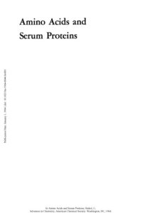 cover of the book Amino Acids and Serum Proteins