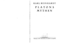 cover of the book Platons Mythen