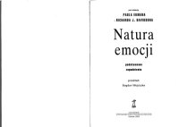 cover of the book Natura emocji. Podstawowe zagadnienia