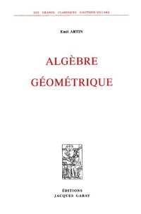 cover of the book Algèbre géométrique