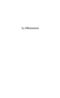 cover of the book La mesentente: Politique et philosophie 