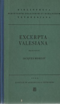 cover of the book Excerpta Valesiana (Academia Scientiarum Germanica Berolinensis)