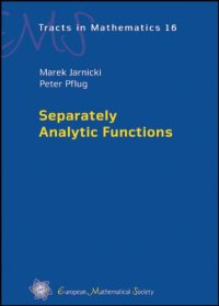 cover of the book Separately Analytic Functions 