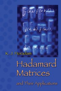 cover of the book Hadamard matrices and their applications