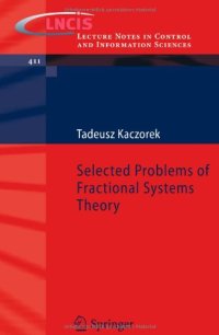 cover of the book Selected Problems of Fractional Systems Theory 