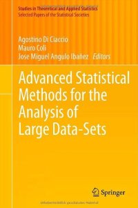 cover of the book Advanced Statistical Methods for the Analysis of Large Data-Sets