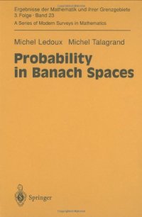 cover of the book Probability in Banach Spaces: Isoperimetry and Processes 