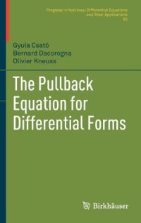 cover of the book The Pullback Equation for Differential Forms 