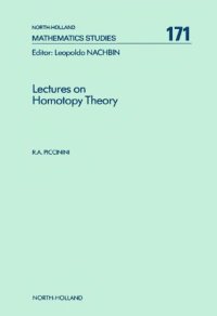 cover of the book Lectures on homotopy theory