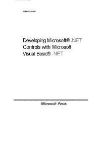 cover of the book Разработка элементов управления MS.NET на MS Visual Basic .NET