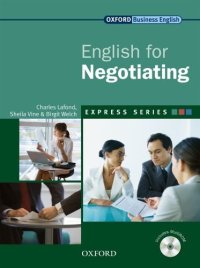 cover of the book English for Negotiating Students Book