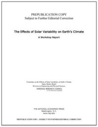 cover of the book The Effects of Solar Variability on Earth's Climate: A Workshop Report