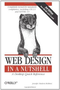 cover of the book Web Design in a Nutshell: A Desktop Quick Reference