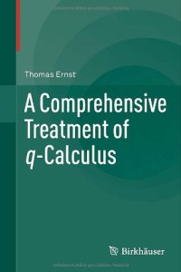 cover of the book A Comprehensive Treatment of q-Calculus