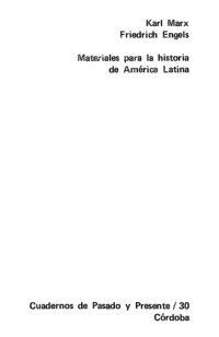 cover of the book Materiales Para la Historia de América Latina