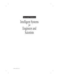 cover of the book Intelligent Systems for Engineers and Scientists, Second Edition (Electronic Engineering Systems)