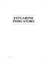 cover of the book Estuarine Indicators (Marine Science)