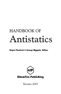 cover of the book Handbook of Antistatics