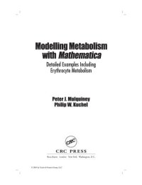 cover of the book Modelling Metabolism with Mathematica