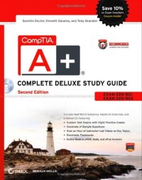 cover of the book CompTIA A+ Complete Deluxe Study Guide Recommended Courseware: Exams 220-801 and 220-802