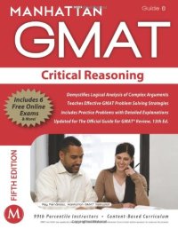 cover of the book Manhattan GMAT Strategy Guide 6 : Critical Reasoning