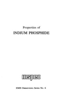 cover of the book Properties of Indium Phosphide