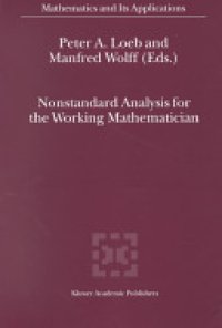 cover of the book Nonstandard Analysis for the Working Mathematician