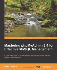 cover of the book Mastering phpMyAdmin 3.4 for Effective MySQL Management