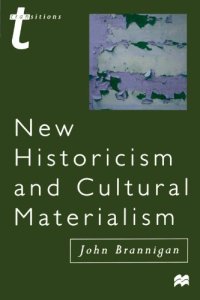 cover of the book New Historicism and Cultural Materialism