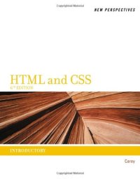 cover of the book New Perspectives on HTML and CSS: Introductory