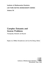 cover of the book Complex datasets and inverse problems : tomography, networks, and beyond