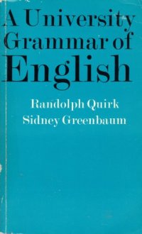 cover of the book A University Grammar of English