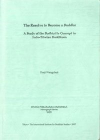 cover of the book The Resolve to Become a Buddha - A Study of the Bodhicitta Concept in Indo-Tibetan Buddhism