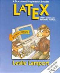 cover of the book LATEX : a document preparation system