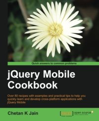 cover of the book jQuery Mobile Cookbook