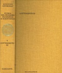 cover of the book Storia del pensiero filosofico e scientifico: l'Ottocento - Tomo II