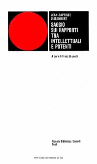 cover of the book Saggio sui rapporti tra intellettuali e potenti