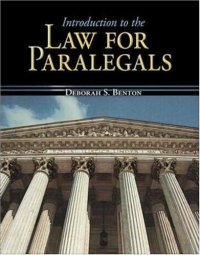 cover of the book Introduction to the Law for Paralegals