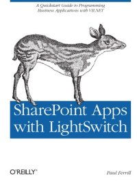 cover of the book SharePoint Apps with LightSwitch